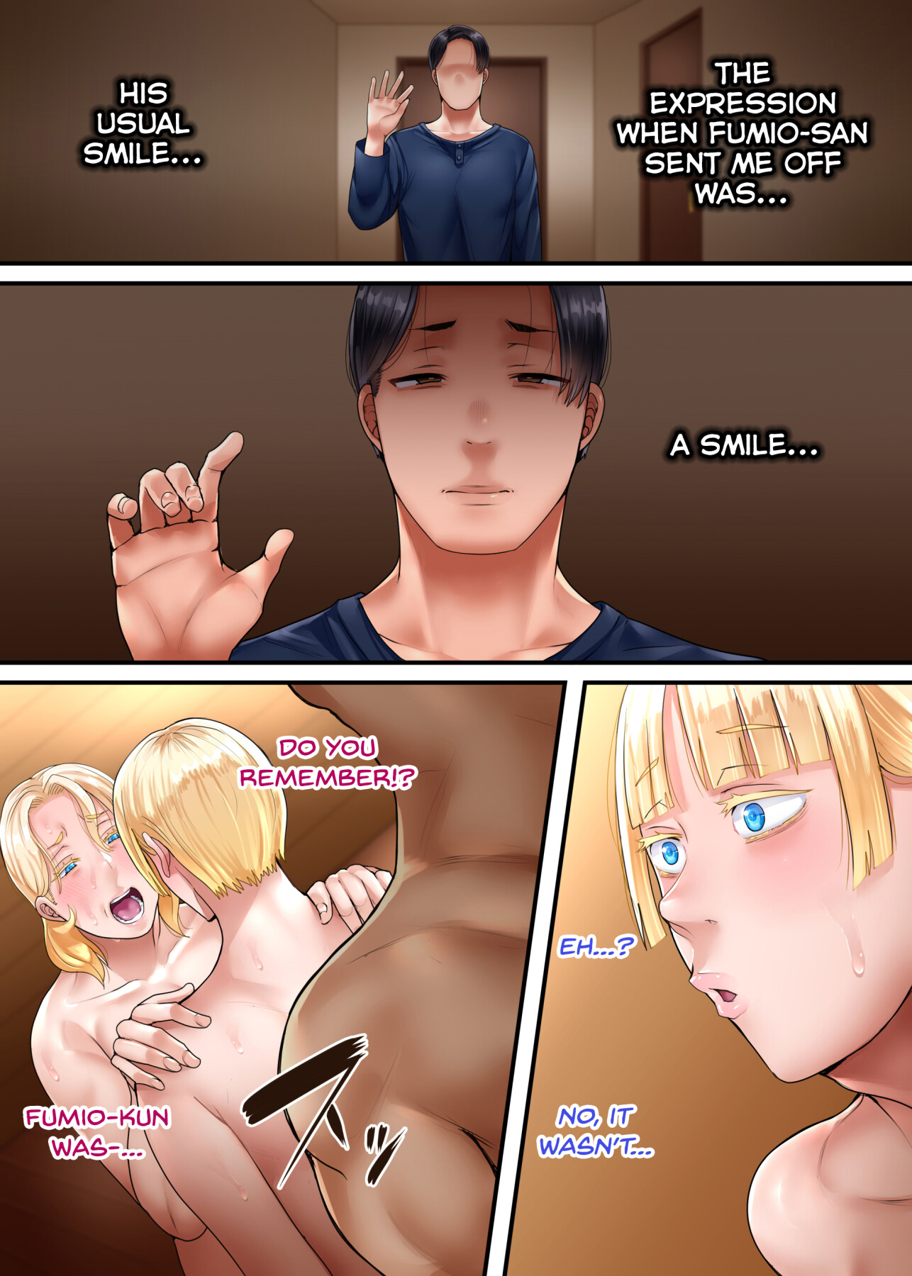 Hentai Manga Comic-My newlywed wife from overseas got down on her knees and begged me to have sex with another man --Chapter 2-45